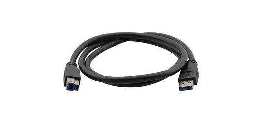 Kramer Electronics 10ft, USB3.0-A - USB3.0-B USB cable USB 3.2 Gen 1 (3.1 Gen 1) 3 m USB A USB B Black - TopAV