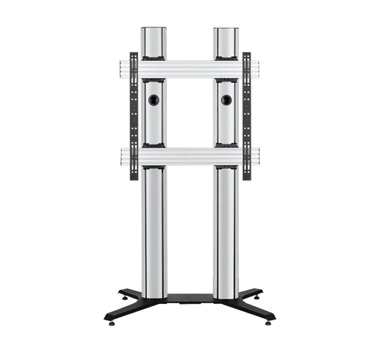 B-Tech MODE-AL - Premium Freestanding Single Screen Twin Column UC Stand - (VESA 900 x 800) - 2m - TopAV