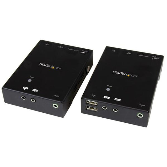 StarTech.com HDMI over CAT5e HDBaseT Extender with USB Hub - 295 ft (90m) - Up to 4K - TopAV