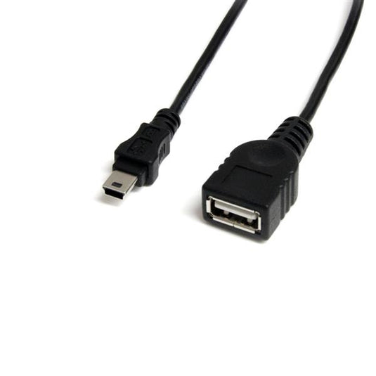 StarTech.com 1 ft Mini USB 2.0 Cable - USB A to Mini B F/M - TopAV