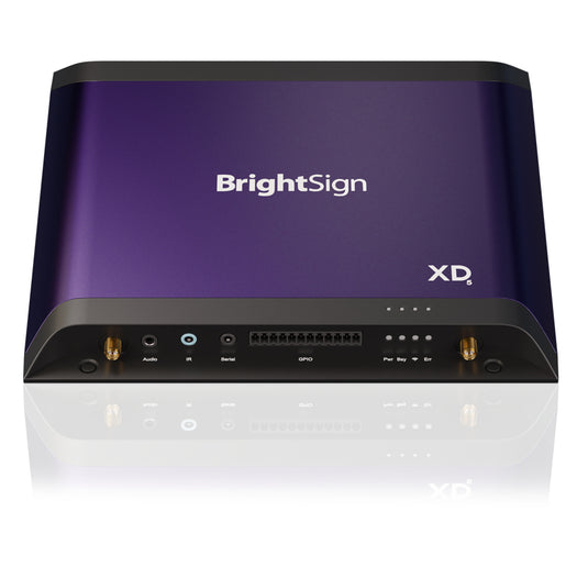 BrightSign XD235 digital media player Violet 4K Ultra HD 256 GB 3840 x 2160 pixels - TopAV