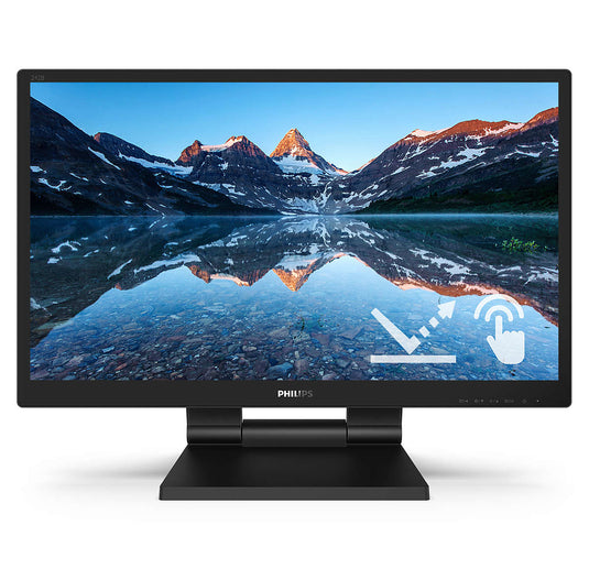 Philips 242B9TL/00 computer monitor 60.5 cm (23.8") 1920 x 1080 pixels Full HD LCD Touchscreen Black - TopAV