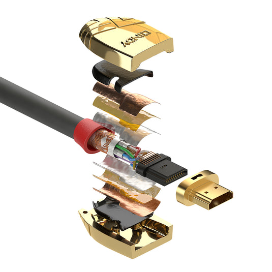 Lindy 7.5m High Speed HDMI Cable, Gold Line - TopAV