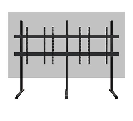 B-Tech SYSTEM X - Floor Stand For LG 163inch All-In-One dvLED Displays - TopAV