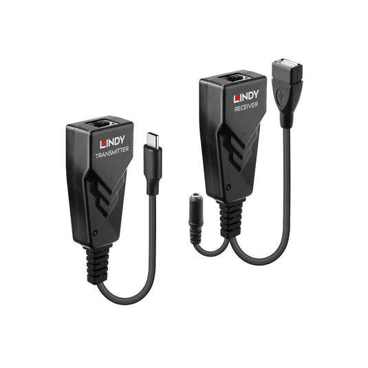 Lindy 100m USB 2.0 Type C Cat.6 Extender - TopAV