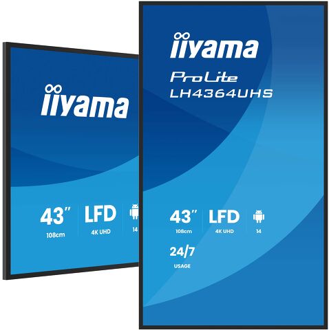 iiyama LH4364UHS-B1AG 43" ProLite Digital Signage Screen
