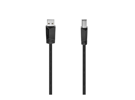Hama 00200602 USB cable USB 2.0 1.5 m USB A USB B Black - TopAV