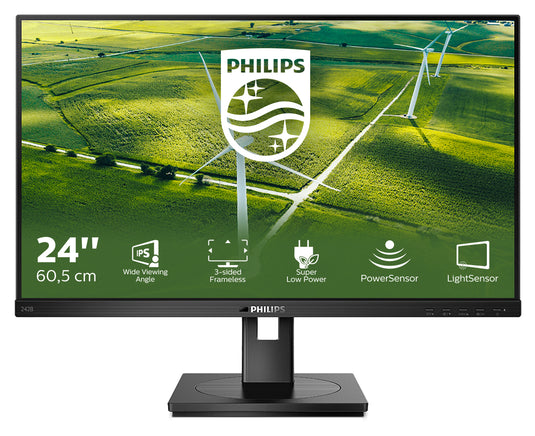 Philips 242B1G/00 LED display 60.5 cm (23.8") 1920 x 1080 pixels Full HD Black - TopAV