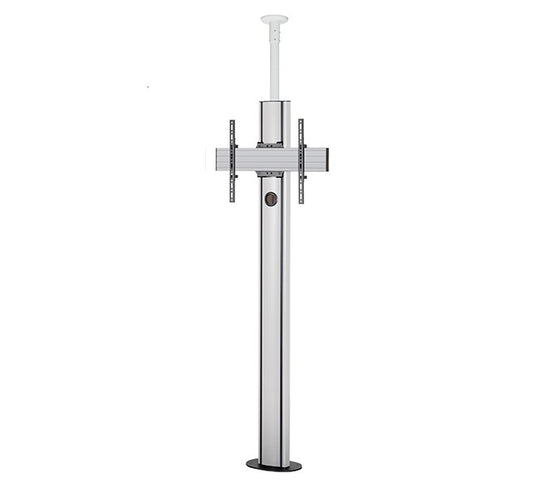 B-Tech MODE-AL - Premium Floor-To-Ceiling Single Screen UC Stand (VESA 600 x 400) - 1.9m Column - TopAV