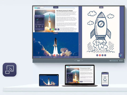 BenQ RP7505 75” 4K Interactive Touchscreen