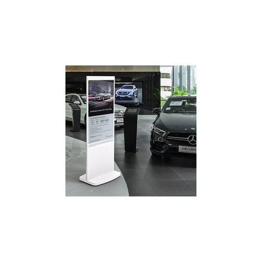 Allsee 55" White Android Freestanding Digital Poster - L55HD9W