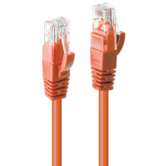 Lindy 20m Cat.6 U/UTP Network Cable, Orange - TopAV