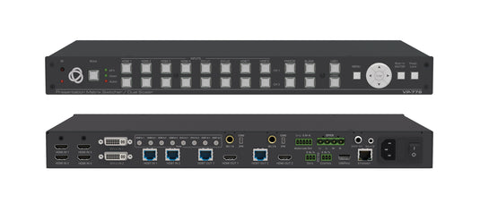 Kramer 8–Input Presentation Matrix Switcher/Scaler - VP-778 - Opened New In Box