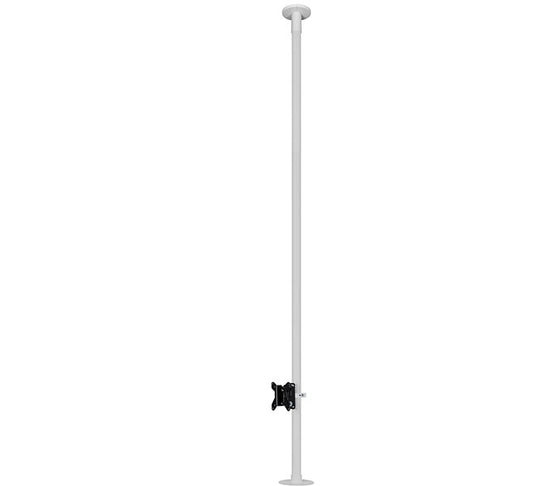 B-Tech SYSTEM V - CCTV Ceiling Mount for a VESA 100 Tilt Screen and Dome Surveillance Camera - 2m ?ò38mm Pole - TopAV