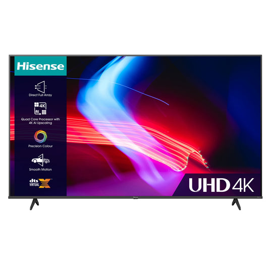 Hisense 50A6KTUK TV 127 cm (50") 4K Ultra HD Smart TV Wi-Fi Black 200 cd/m² - TopAV