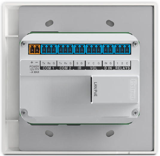 Extron MLC Plus 100 White and Black Faceplates, 2-Gang - Opened New in Box