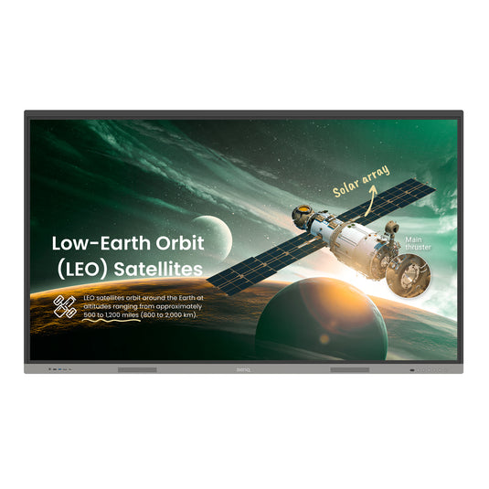 BenQ RE7503A interactive whiteboard 190.5 cm (75") 3840 x 2160 pixels Touchscreen Black - TopAV