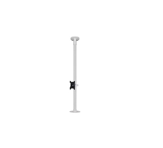 B-Tech SYSTEM V - CCTV Ceiling Mount for a VESA 100 Fixed Screen and Dome Surveillance Camera - 1m ?ò38mm Pole - TopAV