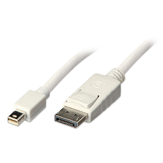 Lindy 2m Mini DisplayPort to DisplayPort Cable, White - TopAV