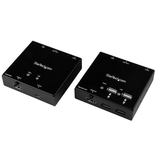 StarTech.com HDMI over CAT6 Extender with 4-port USB Hub - 165 ft (50m) - 1080p - TopAV