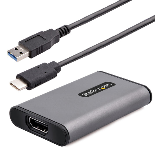StarTech.com USB 3.0 HDMI Video Capture Device, 4K 30Hz Video Capture Adapter/External USB Capture Card, UVC, Live Stream, Screen Recorder, Works w/ USB-A, USB-C, TB3 - Windows/Mac/Ubuntu - TopAV