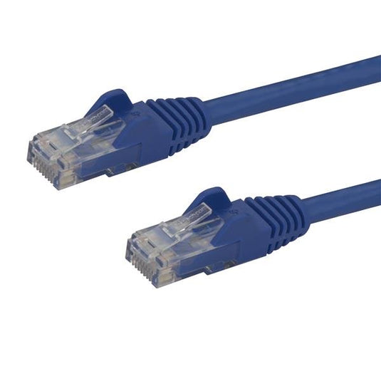 StarTech.com 2m CAT6 Ethernet Cable - Blue CAT 6 Gigabit Ethernet Wire -650MHz 100W PoE RJ45 UTP Network/Patch Cord Snagless w/Strain Relief Fluke Tested/Wiring is UL Certified/TIA - TopAV