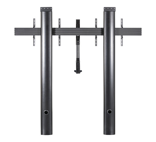 B-Tech MODE-AL - Premium Floor-To-Wall Twin Screen VC Stand - (VESA 600 x 400) - 2m - TopAV