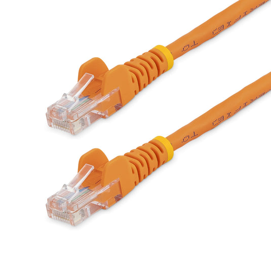 StarTech.com Cat5e Patch Cable with Snagless RJ45 Connectors - 2m, Orange - TopAV