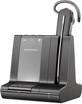 POLY 8240 Office Headset Wireless Ear-hook, In-ear Office/Call center Bluetooth Black - TopAV